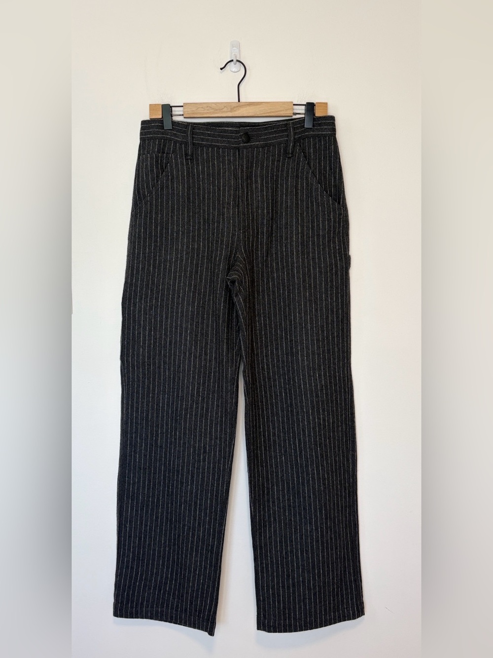 RAG & BONE
Sid Pinstriped Wool-Blend Wide-Leg Pants , sz : 25 - Picture 4 of 13